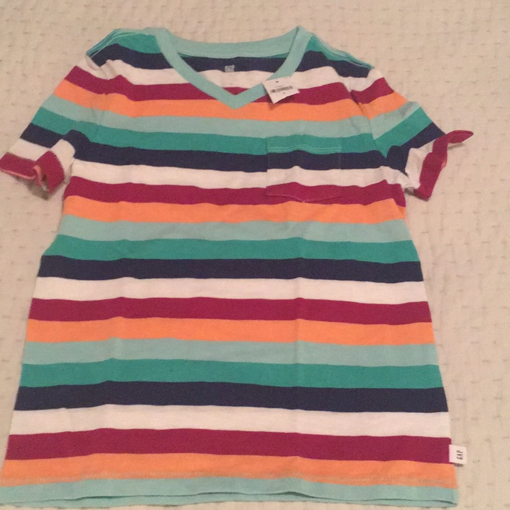 Pocket striped tee